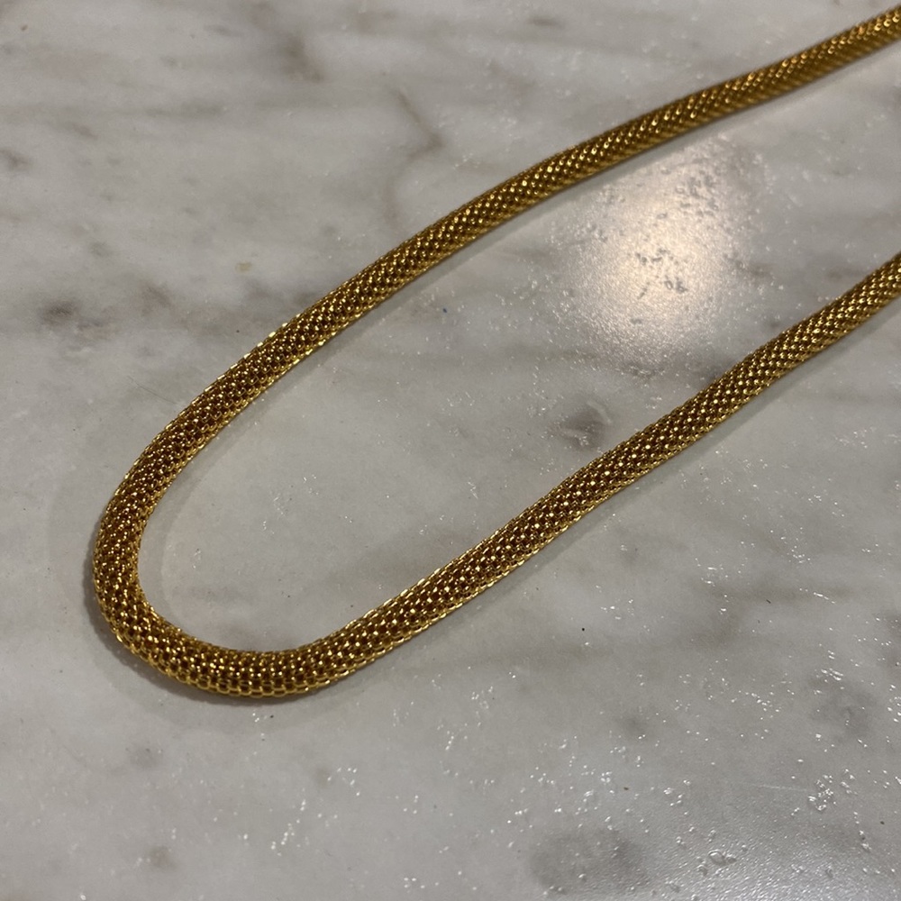 Gold Mesh necklace - Picture 2 of 2